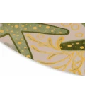 Nourison Aloha Green Yellow ALH24 5 ft. 3 in. Round Rug