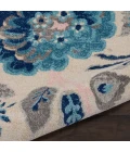 Nourison Tranquil Area Rug TRA02-Ivory/Light Blue