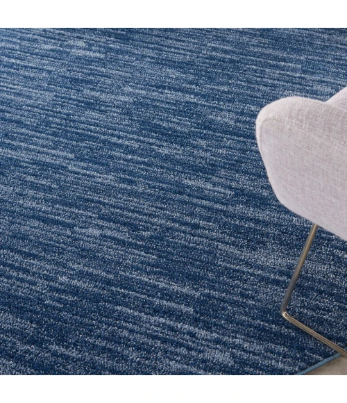 Nourison Essentials Navy Blue Area Rug NRE01-Navy Blue