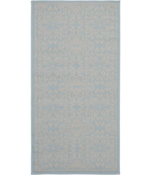 Nourison Jubilant Area Rug JUB06-Ivory/Light Blue