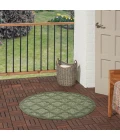 Nourison Home Easy Care Green NES01 4 ft. Round Rug