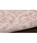 Nourison Jubilant Ivory Pink JUB09 2 ft. X 6 ft. Rectangle Rug