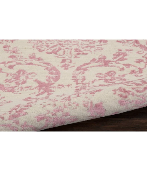 Nourison Jubilant Ivory Pink JUB09 2 ft. X 6 ft. Rectangle Rug