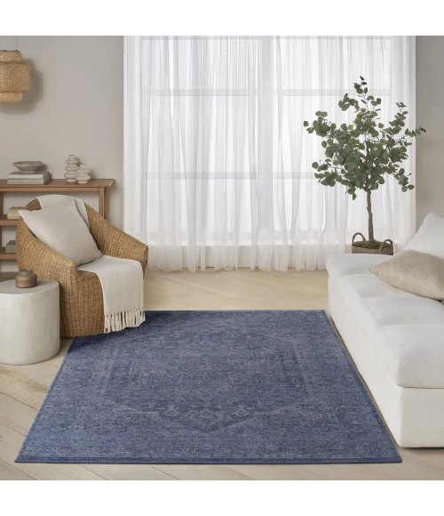 DKNY Pure Shades Blue SAD02 4ft. x 6ft. Rect. Rug