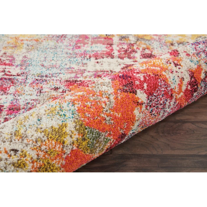 Nourison Celestial Area Rug CES13-Pink/Multicolor