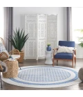 Nourison Whimsicle Area Rug WHS13-Ivory Blue