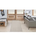 Nourison Courtyard Ivory Silver COU01 2 ft. 2 in. X 16 ft. Rectangle Rug
