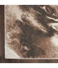 Kathy Ireland American Manor Area Rug AMR03 Iv/Mocha 2'2" x 7'6"
