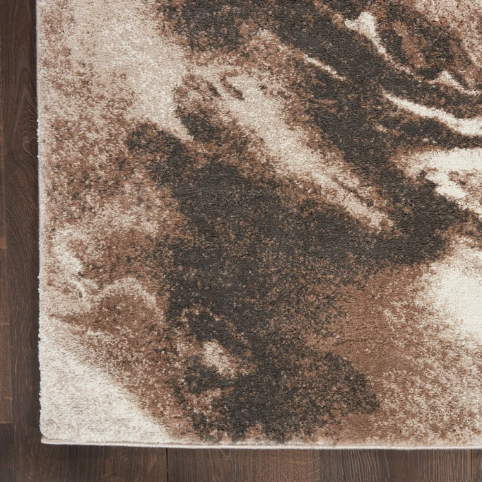 Kathy Ireland American Manor Area Rug AMR03 Iv/Mocha 2'2" x 7'6"