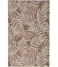 Nourison Garden Oasis Mocha GOA01 4 ft. X 6 ft. Rectangle Rug