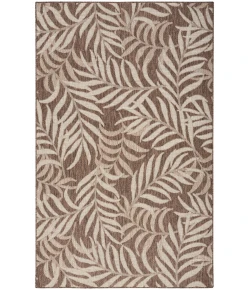 Nourison Home Garden Oasis GOA01 Mocha 4 ft. X 6 ft. Area Rug