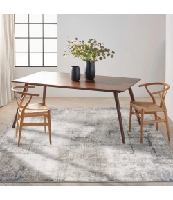 Calvin Klein CK022 Infinity IFN03 Ivory Grey 6 ft. X 9 ft. Area Rug