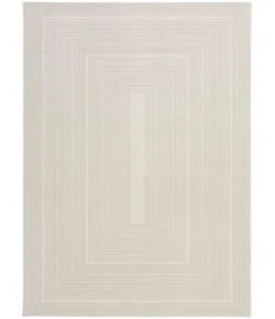 Calvin Klein CK024 Irradiant IRR02 Ivory 6 ft. X 9 ft. Area Rug