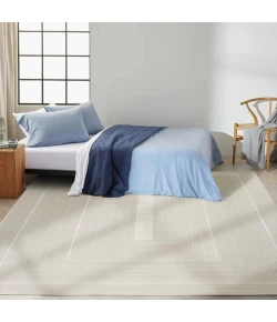 Calvin Klein CK024 Irradiant IRR02 Ivory 6 ft. X 9 ft. Area Rug