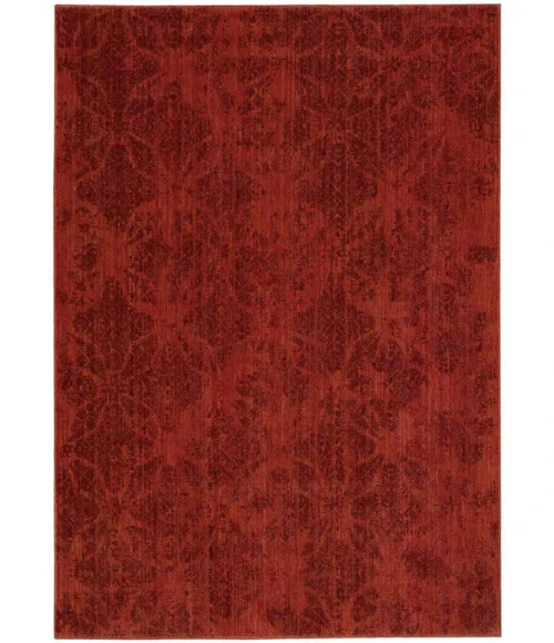 Calvin Klein Home Urban Red URB07 3ft.6in. x 5ft.6in. Rect. Rug