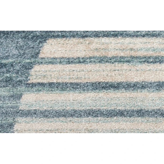 Nourison Astra Machine Washable Blue ASW03 6 ft. 7 in. X 9 ft. Rectangle Rug