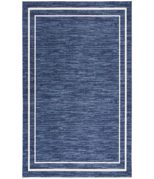 Nourison Nourison Essentials Navy Ivory NRE02 7 ft. X 10 ft. Rectangle Rug