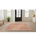 Nourison Astra Machine Washable Copper ASW10 5 ft. 3 in. X 7 ft. Rectangle Rug