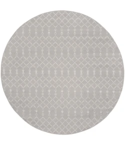 Nourison Home Whimsicle WHS02 Grey 8 ft. Round Area Rug