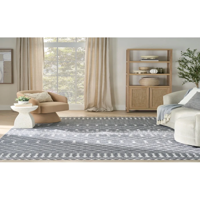 Nourison Astra Machine Washable Denim ASW10 6 ft. 7 in. X 9 ft. Rectangle Rug