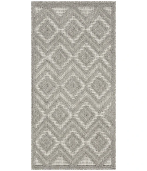 Nourison Versatile Area Rug NRV01 Silver Grey