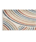 Nourison Astra Machine Washable Ivory Multicolor ASW08 10 ft. X 14 ft. Rectangle Rug