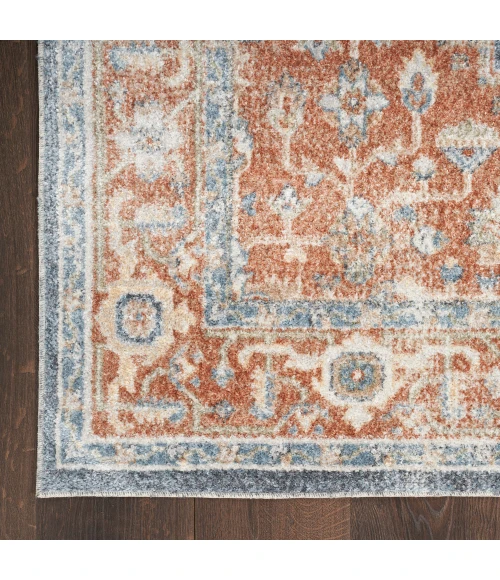 Nourison Astra Machine Washable Area Rug ASW11 Denim Multi