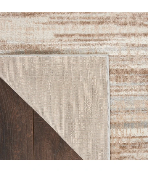 Nourison Elation Area Rug ETN01 Ivory Grey 7'10" x 9'10"