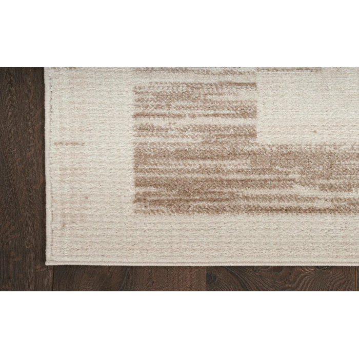 Nourison Serenity Home Mocha Ivory SRH07 3 ft. 11 in. X 5 ft. 11 in. Rectangle Rug