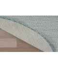 Nourison Courtyard Ivory Aqua COU01 5 ft. Round Rug
