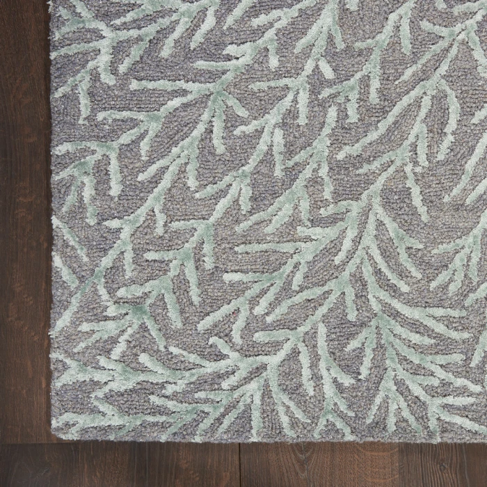 Michael Amini Ma30 Star Area Rug SMR03 Slate/Teal