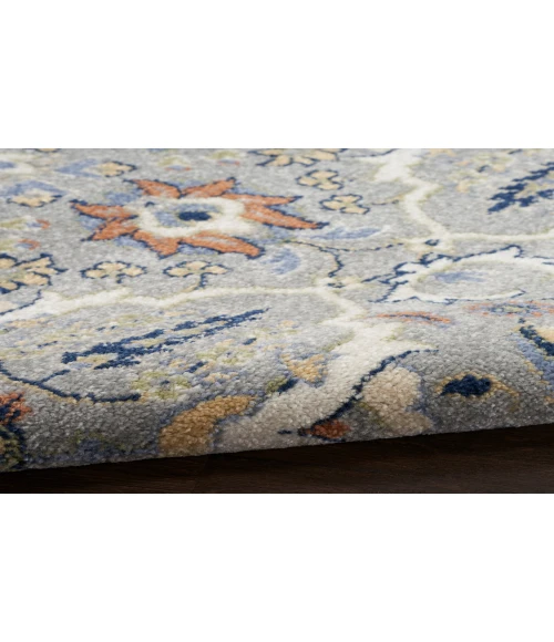 Nourison Allur Grey ALR03 4 ft. X 6 ft. Rectangle Rug