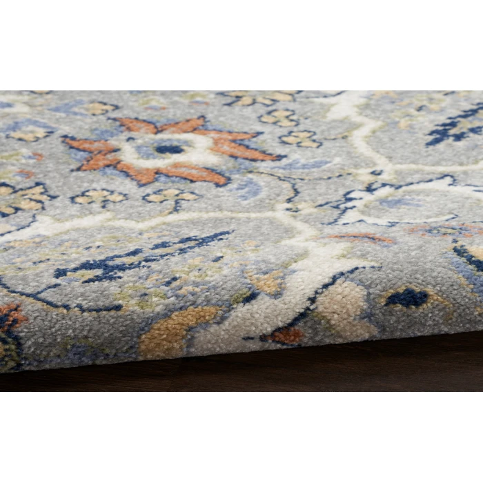 Nourison Allur Grey ALR03 4 ft. X 6 ft. Rectangle Rug