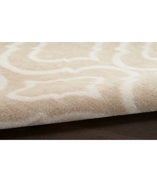 Nourison Jubilant Beige JUB19 5 ft. 3 in. X 7 ft. 3 in. Rectangle Rug