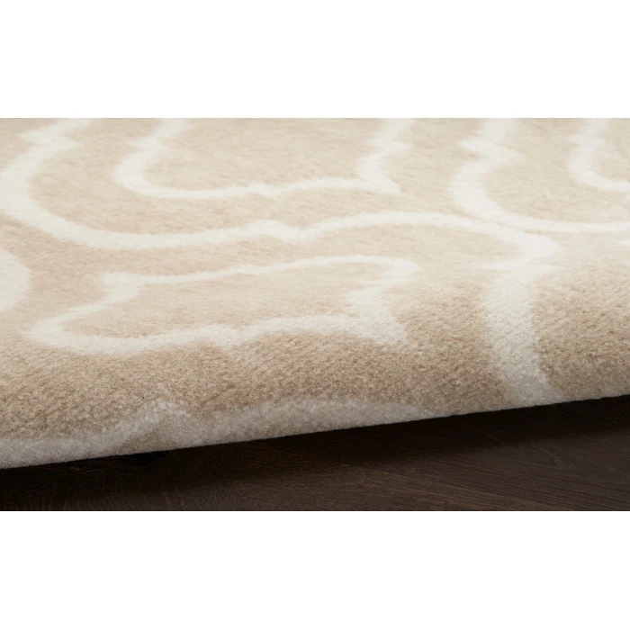 Nourison Jubilant Beige JUB19 5 ft. 3 in. X 7 ft. 3 in. Rectangle Rug