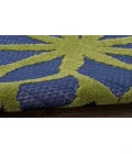 Nourison Aloha Navy Multicolor ALH05 2 ft. 8 in. X 4 ft. Rectangle Rug