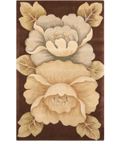 Nourison Home Tropics TS09 Brown 3 ft. 6 in. X 5 ft. 6 in. Area Rug