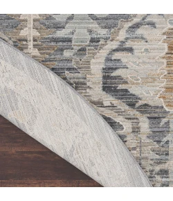 Nourison Home Lynx LNX02 Navy Multicolor 7 ft. 10 in. Round Area Rug