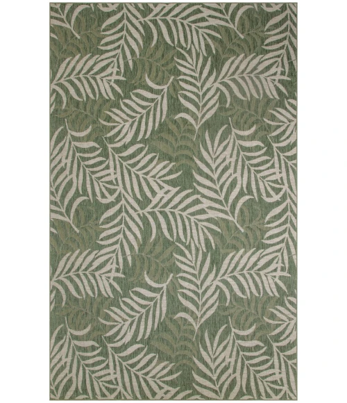 Nourison Garden Oasis Green Ivory GOA01 8 ft. X 10 ft. Rectangle Rug