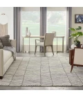 Nourison Colorado Grey White CLR01 4 ft. X 6 ft. Rect. Rug