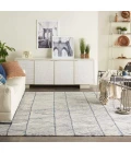 Nourison Colorado White Blue CLR01 4 ft. X 6 ft. Rect. Rug