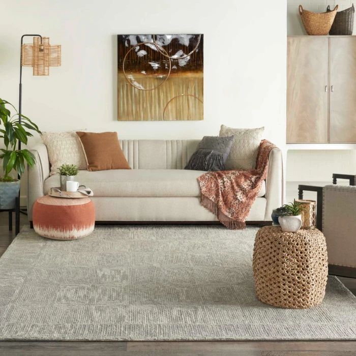 Nourison Colorado Grey CLR04 8 ft. Rect. Rug