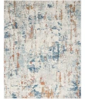Nourison Quarry Beige Blue Rust QUA01 8 ft. X 10 ft. Rect. Rug