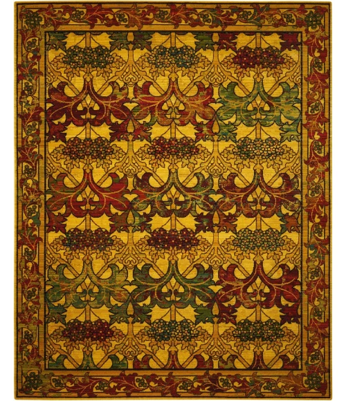 Nourison Home Timeless Stained Glass TML01 7ft.9in. x 9ft.9in. Rect. Rug
