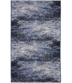 Nourison Home Passion PSN10 Light Blue Black 1 ft. 10 in. X 6 ft. Area Rug