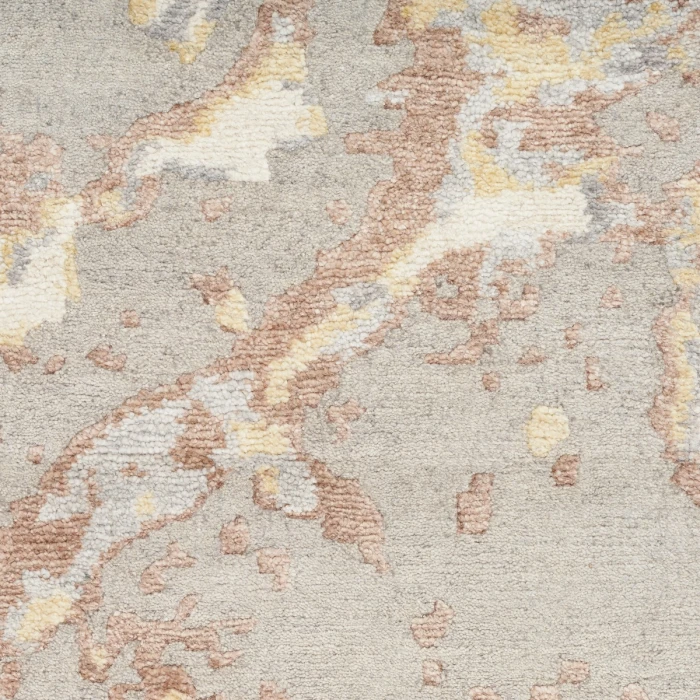 Nourison Silk Shadows Silver SHA20 10 ft. X 14 ft. Rect. Rug