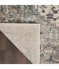 Nourison Quarry Ivory Grey QUA05 6 ft. Rect. Rug