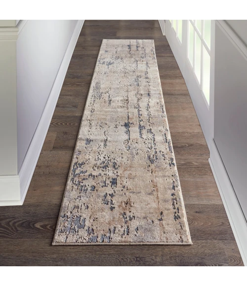 Nourison Quarry Beige Grey QUA01 6 ft. Rect. Rug