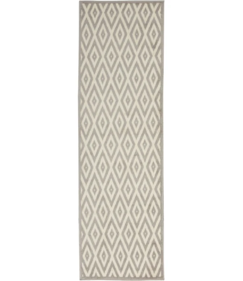 Nourison Grafix Runner Area Rug GRF18-White/Grey