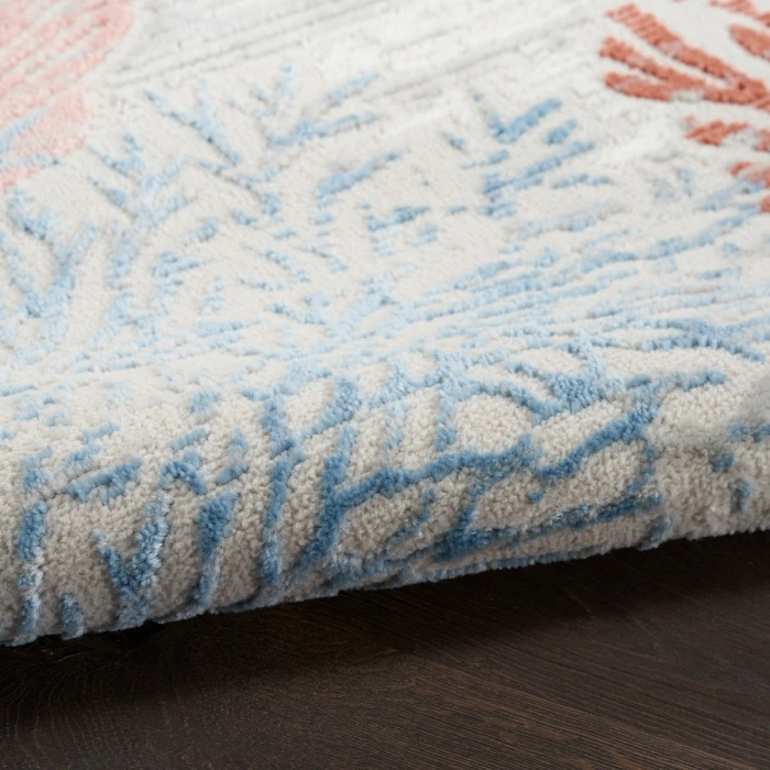 Nourison Seaside Multicolor SDS04 4 ft. X 6 ft. Rect. Rug